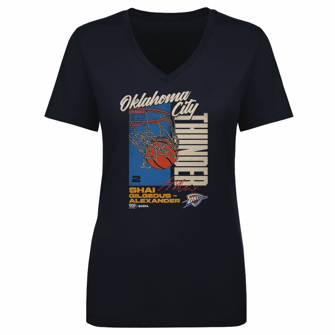 Shai Gilgeous-Alexander Women's V-Neck T-Shirt | 500 LEVEL