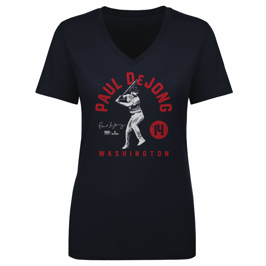 Paul DeJong Women's V-Neck T-Shirt | 500 LEVEL