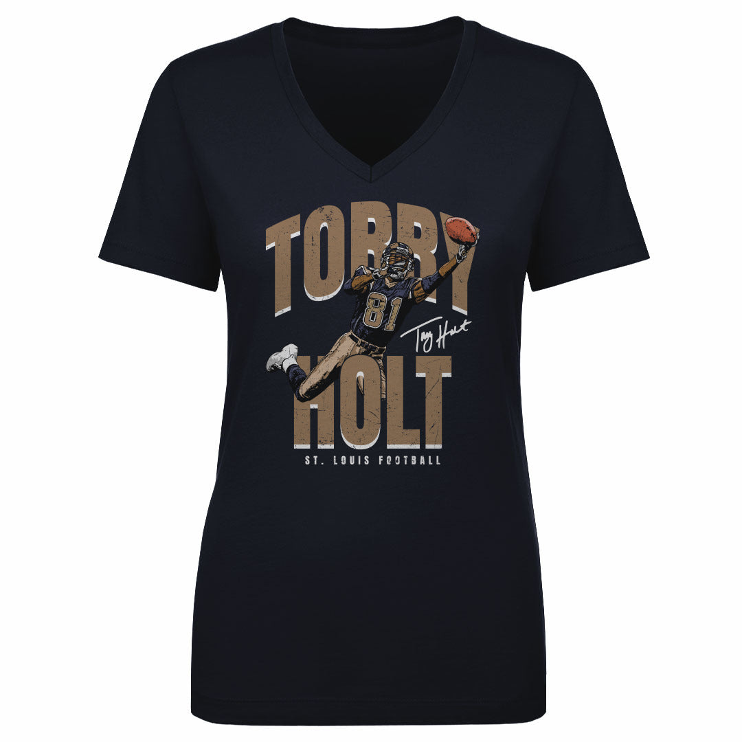 Torry Holt Women's V-Neck T-Shirt | 500 LEVEL