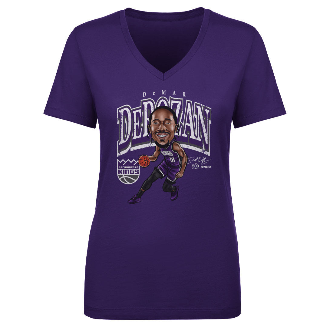 DeMar DeRozan Women's V-Neck T-Shirt | 500 LEVEL