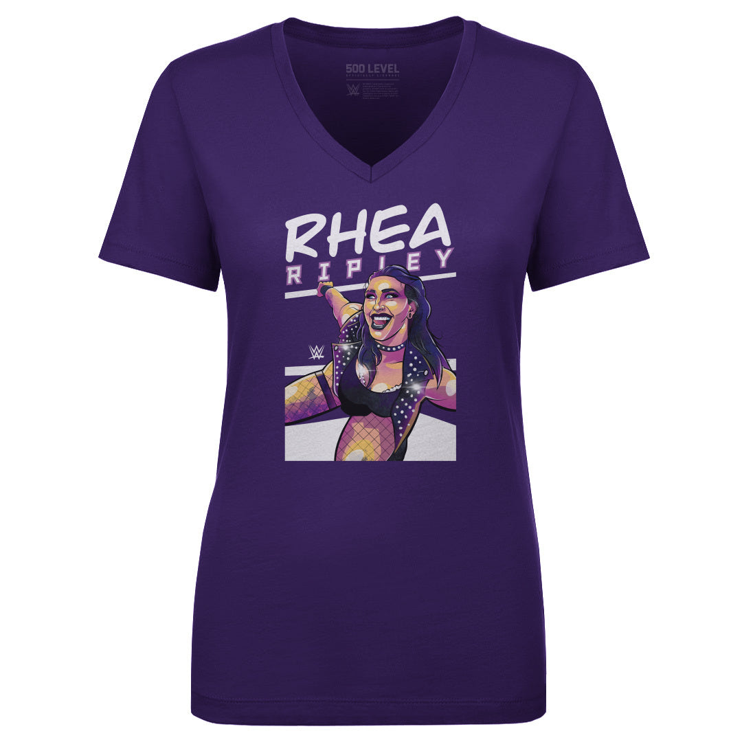 Rhea Ripley Women's V-Neck T-Shirt | 500 LEVEL