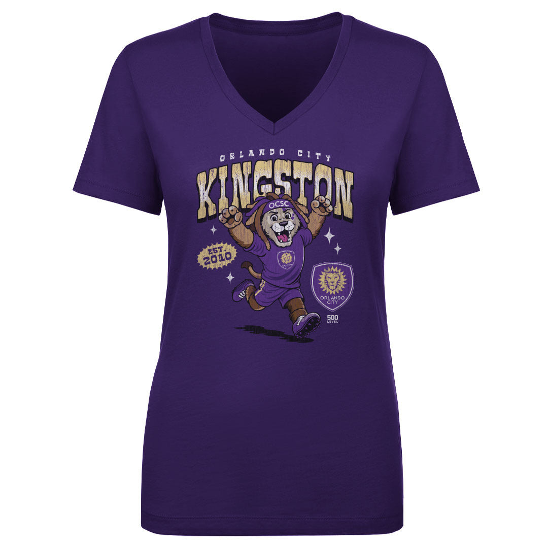 Orlando City Women's V-Neck T-Shirt | 500 LEVEL