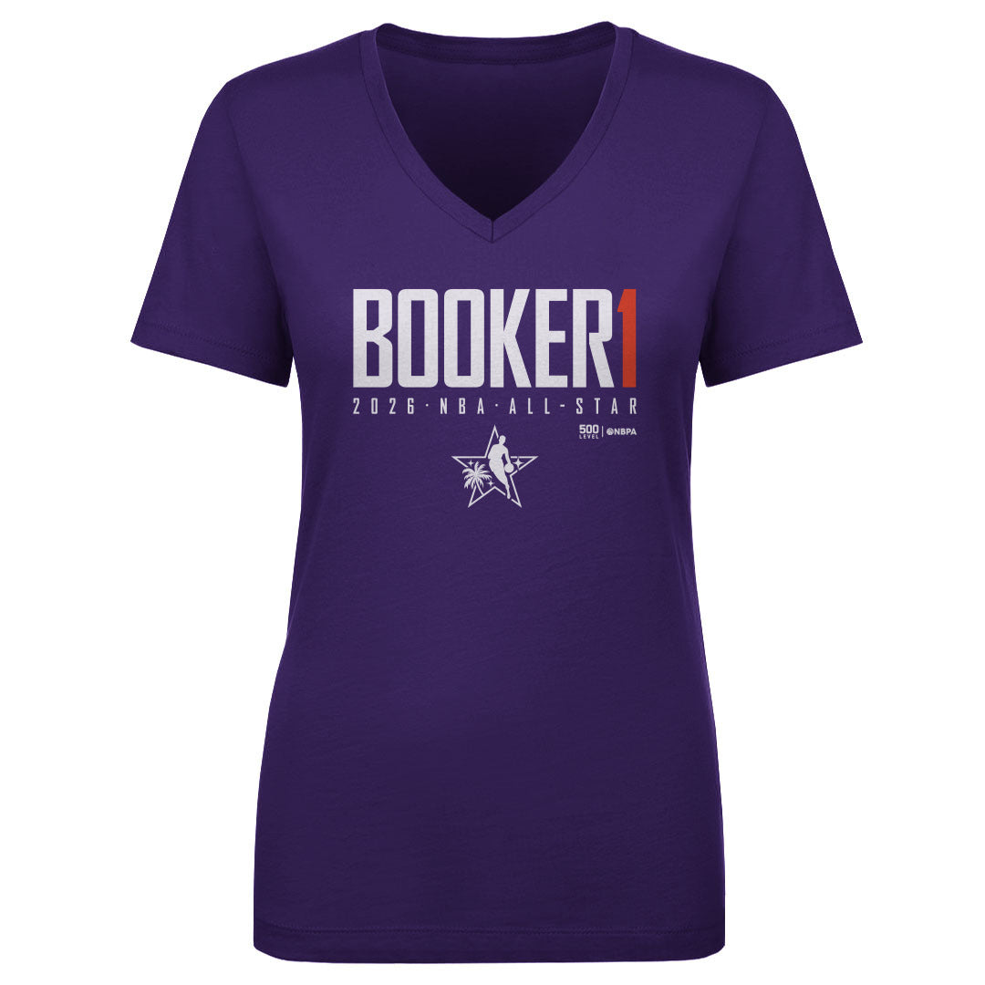 Devin Booker Women's V-Neck T-Shirt | 500 LEVEL