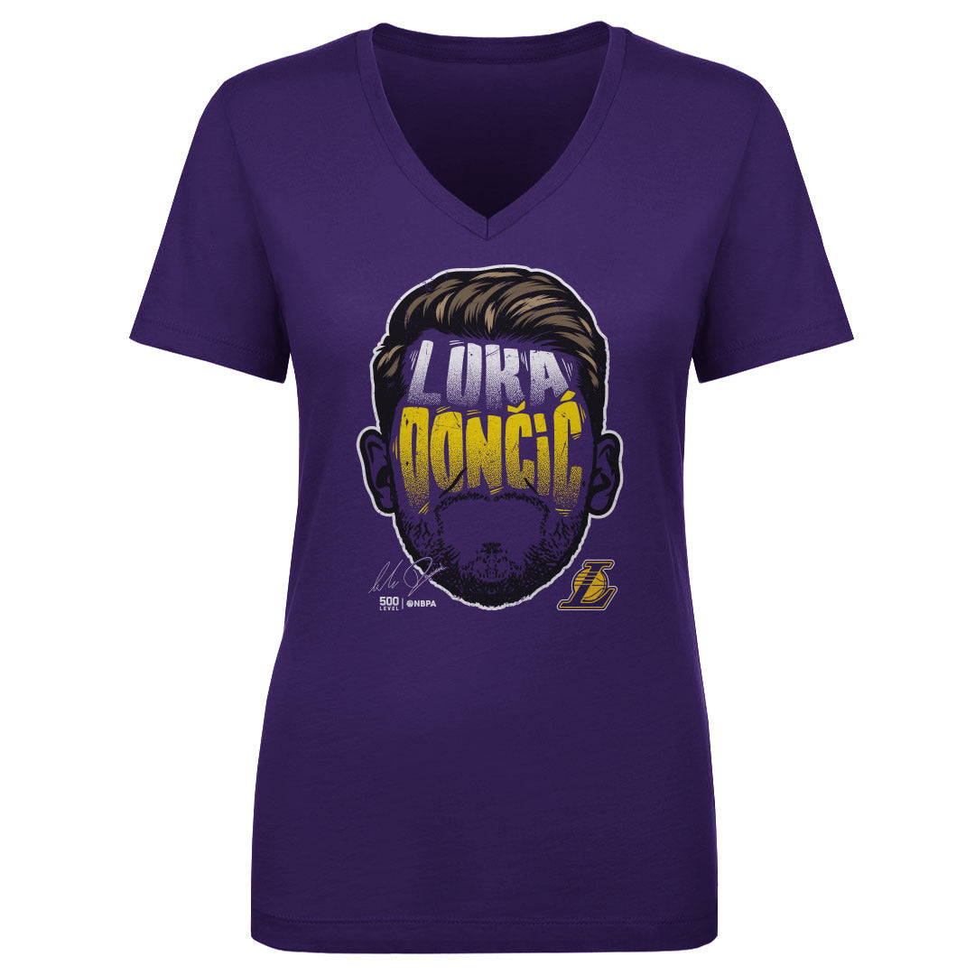 Luka Doncic Women's V-Neck T-Shirt | 500 LEVEL