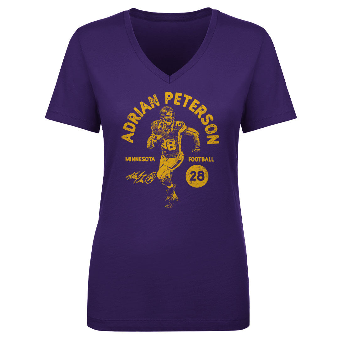 Adrian Peterson Women's V-Neck T-Shirt | 500 LEVEL