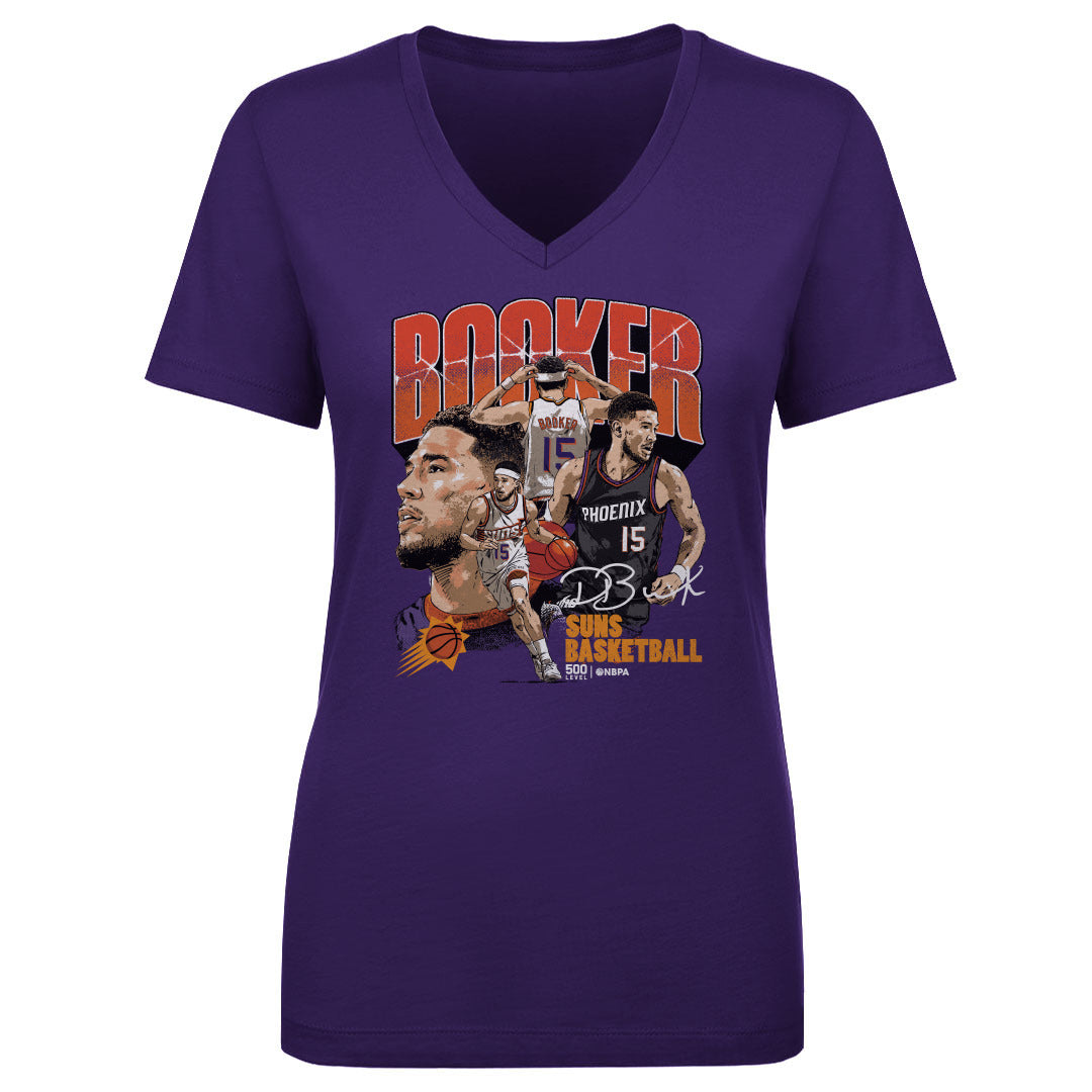 Devin Booker Women's V-Neck T-Shirt | 500 LEVEL