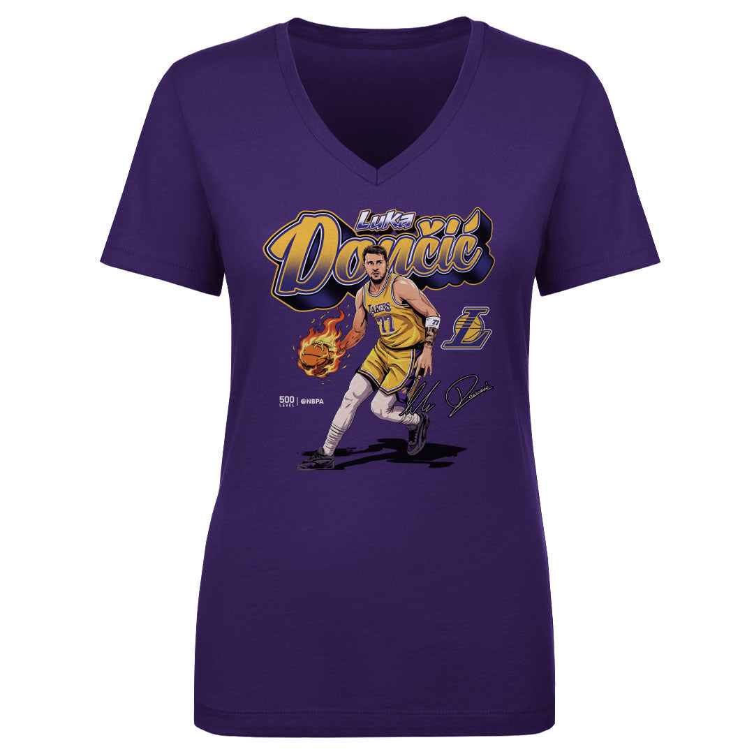 Luka Doncic Women's V-Neck T-Shirt | 500 LEVEL