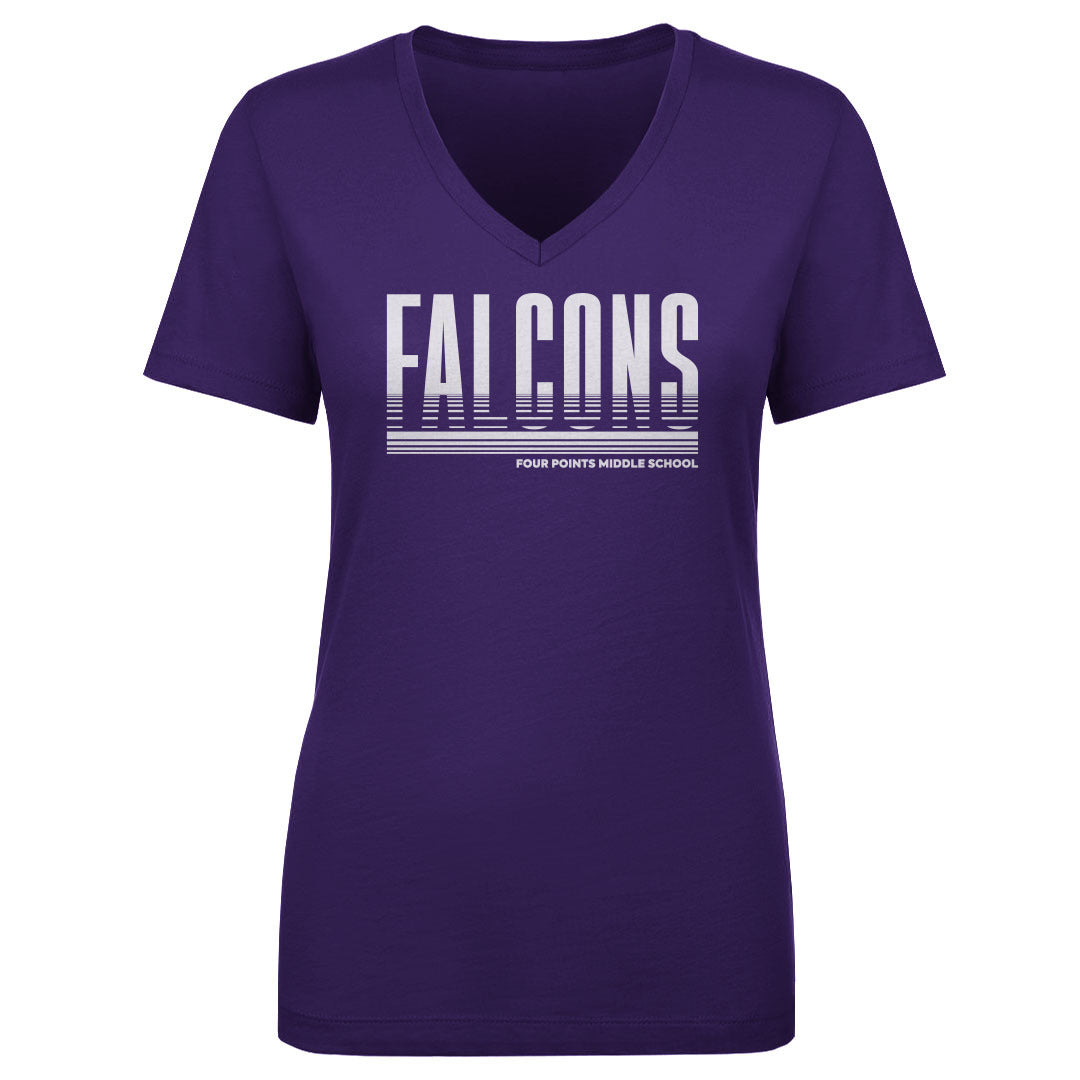 Crown Trio Women's V-Neck T-Shirt | 500 LEVEL