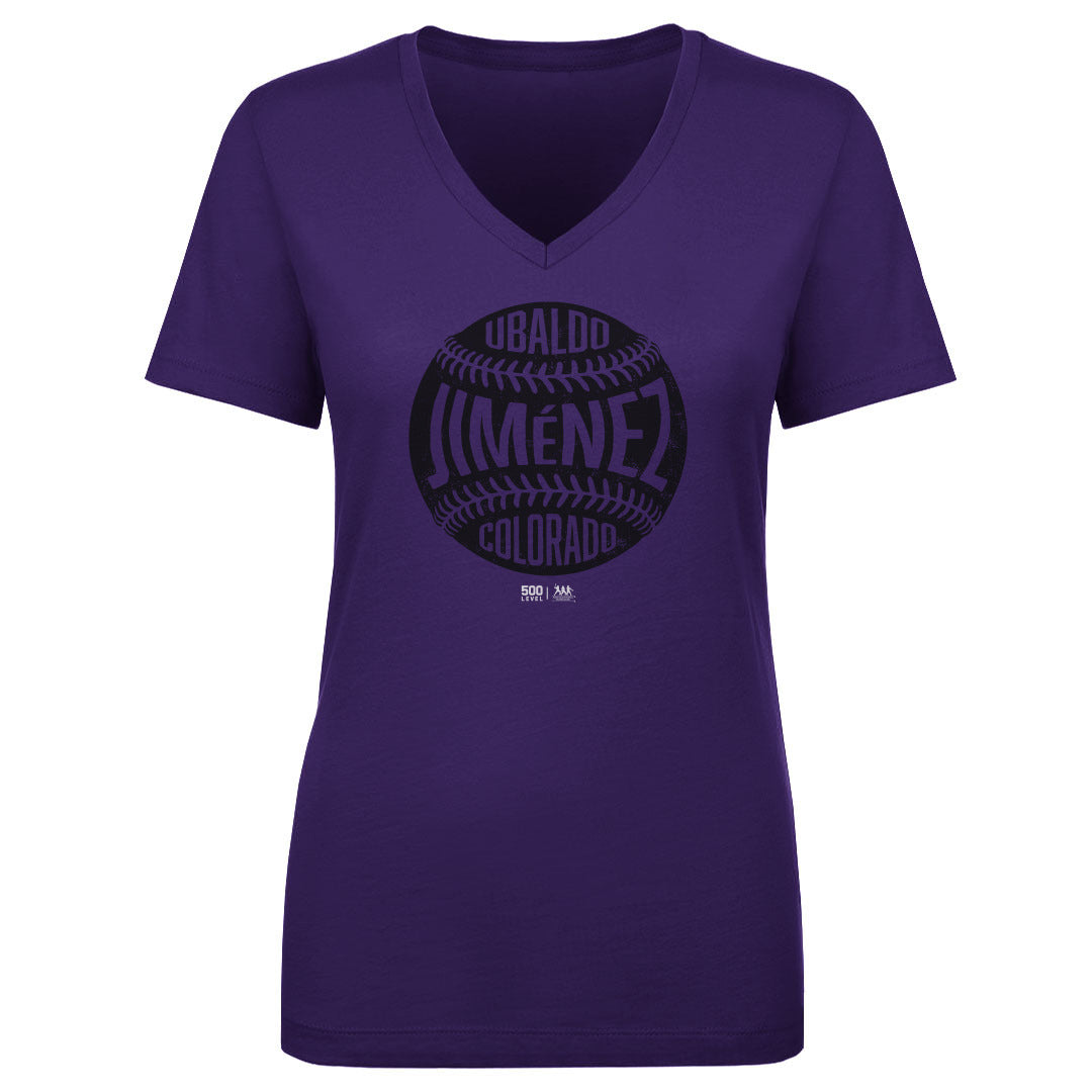 Ubaldo Jimenez Women's V-Neck T-Shirt | 500 LEVEL