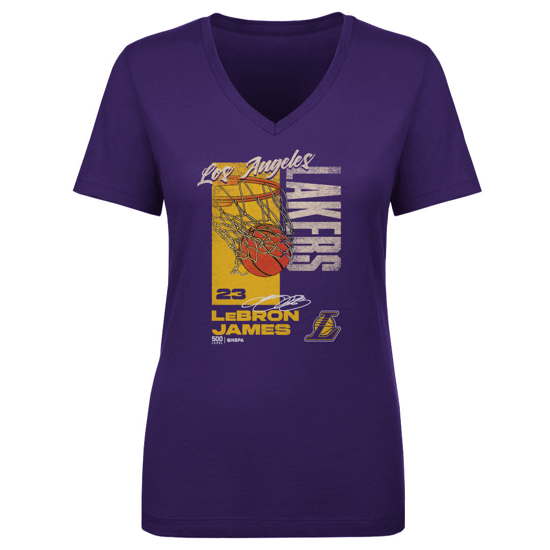 LeBron James Women's V-Neck T-Shirt | 500 LEVEL