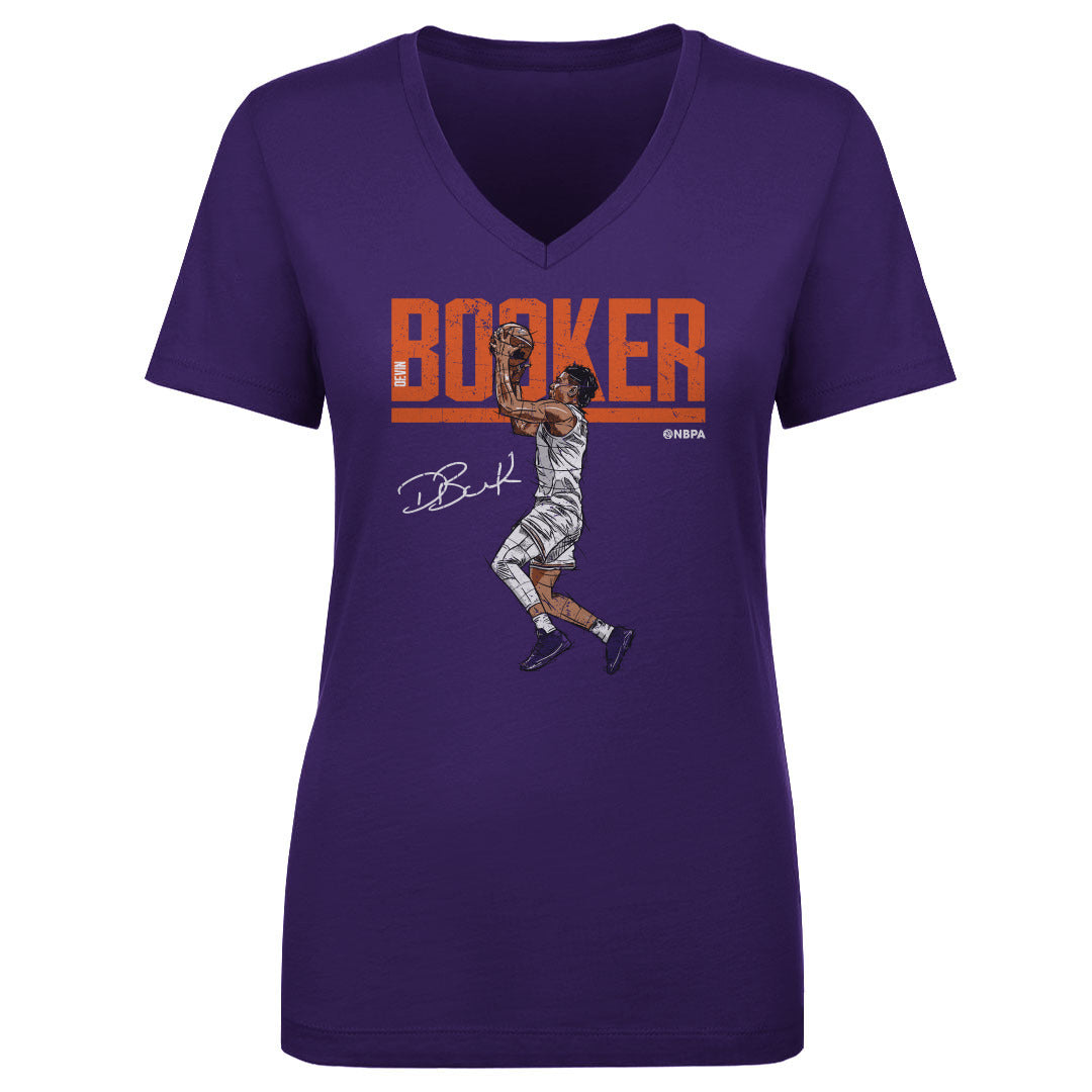 Devin Booker Women's V-Neck T-Shirt | 500 LEVEL