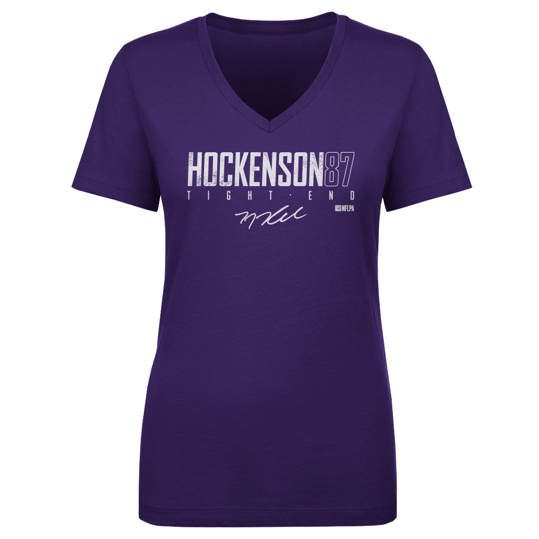 T.J. Hockenson Women's V-Neck T-Shirt | 500 LEVEL