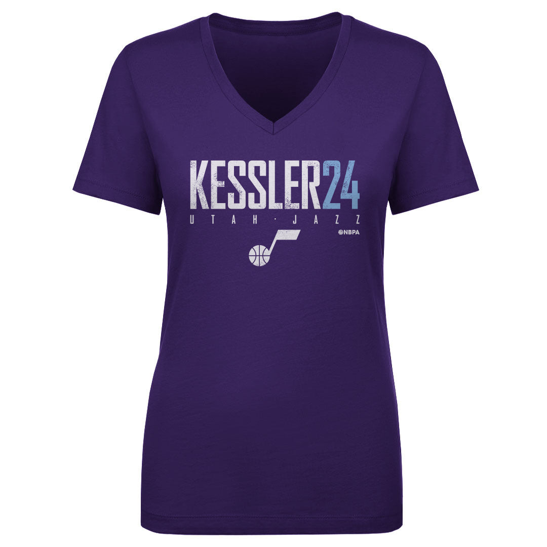 Walker Kessler Women's V-Neck T-Shirt | 500 LEVEL