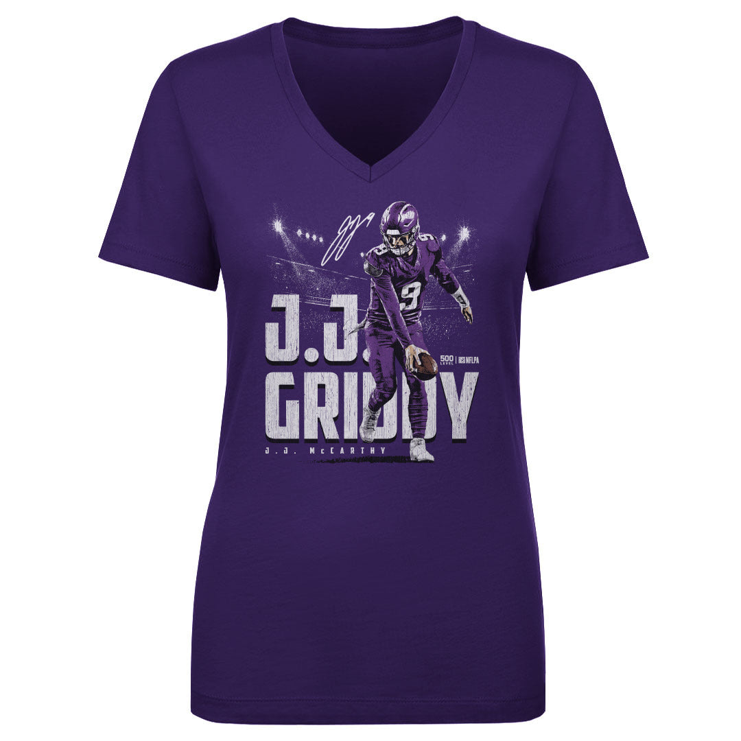 J.J. McCarthy Women's V-Neck T-Shirt | 500 LEVEL