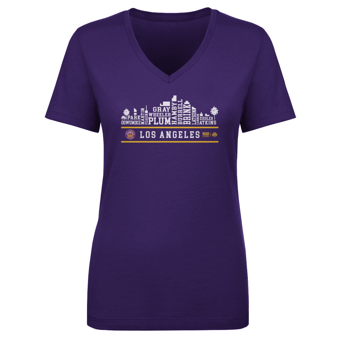 Los Angeles Sparks Women's V-Neck T-Shirt | 500 LEVEL