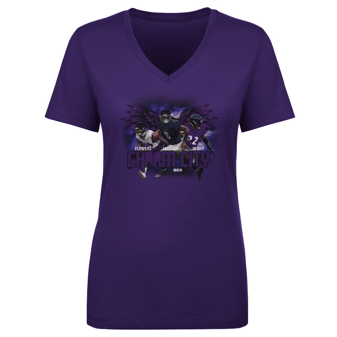 Baltimore Women's V-Neck T-Shirt | 500 LEVEL