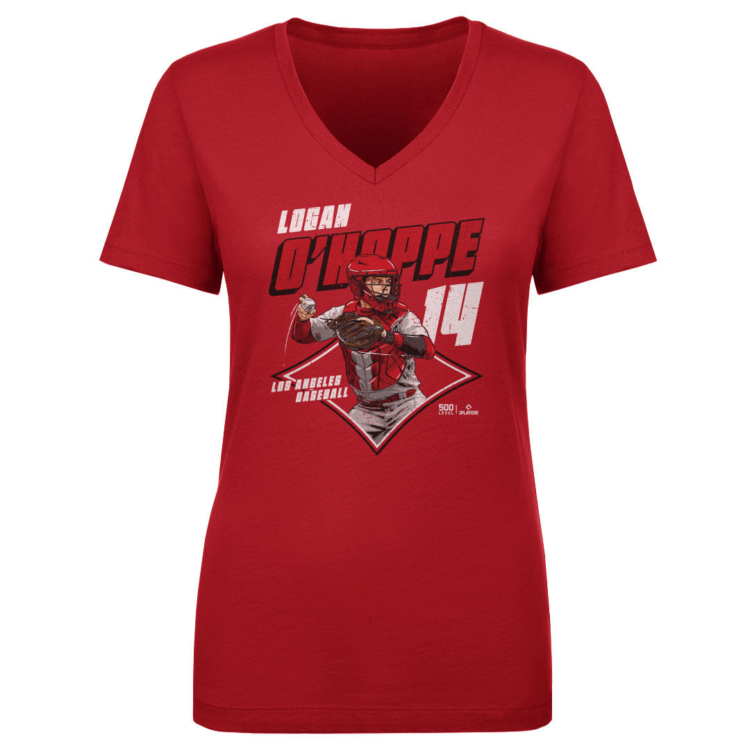 Logan O'Hoppe Women's V-Neck T-Shirt | 500 LEVEL