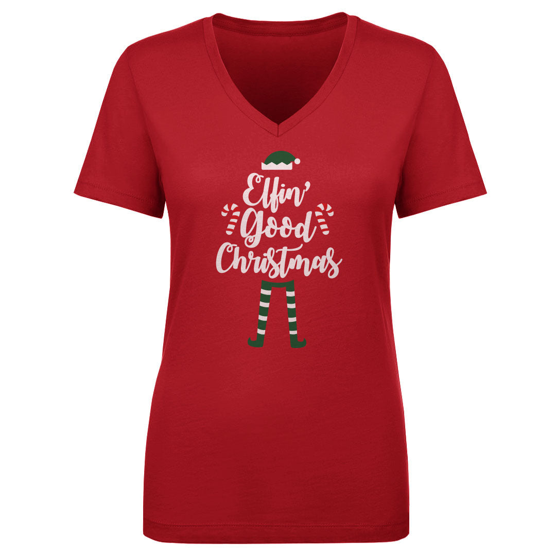 Christmas Women's V-Neck T-Shirt | 500 LEVEL