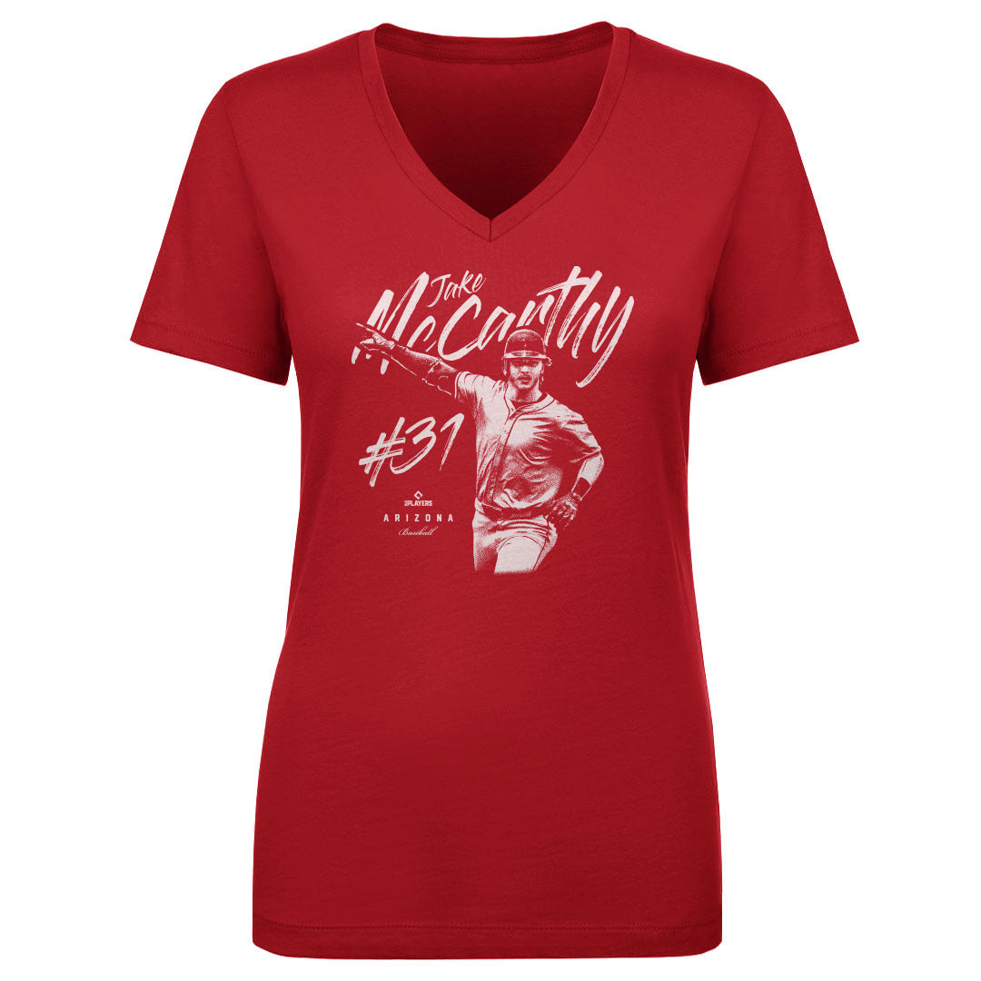 Jake McCarthy Women's V-Neck T-Shirt | 500 LEVEL