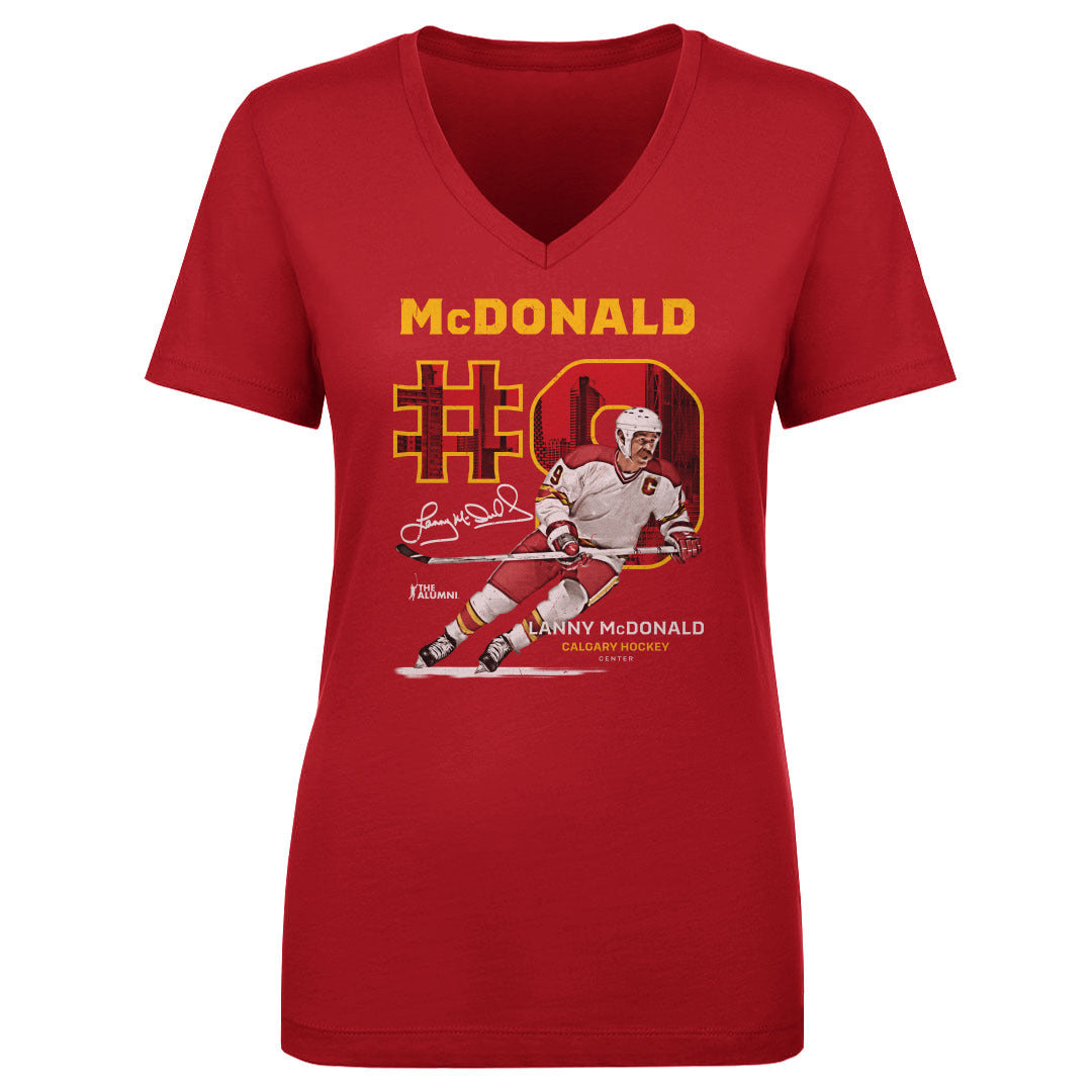Lanny McDonald Women's V-Neck T-Shirt | 500 LEVEL
