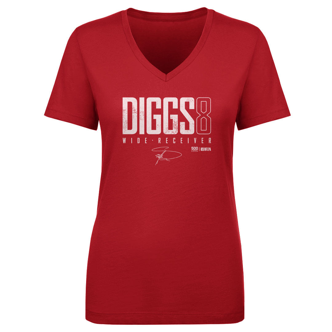 Stefon Diggs Women's V-Neck T-Shirt | 500 LEVEL