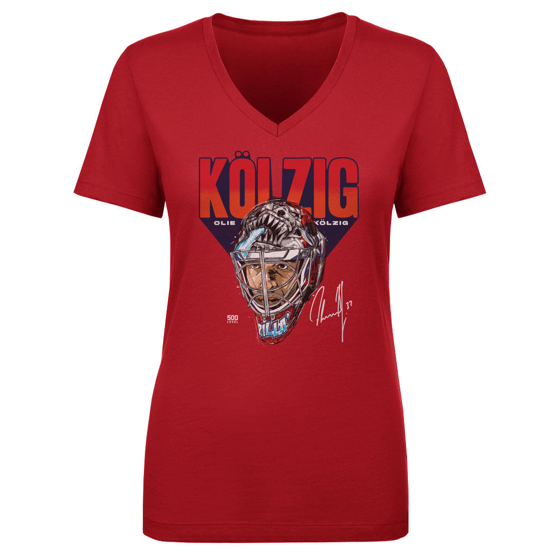 Olie Kolzig Women's V-Neck T-Shirt | 500 LEVEL