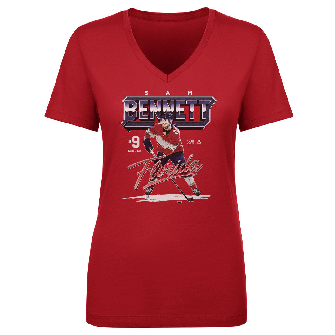 Sam Bennett Women's V-Neck T-Shirt | 500 LEVEL