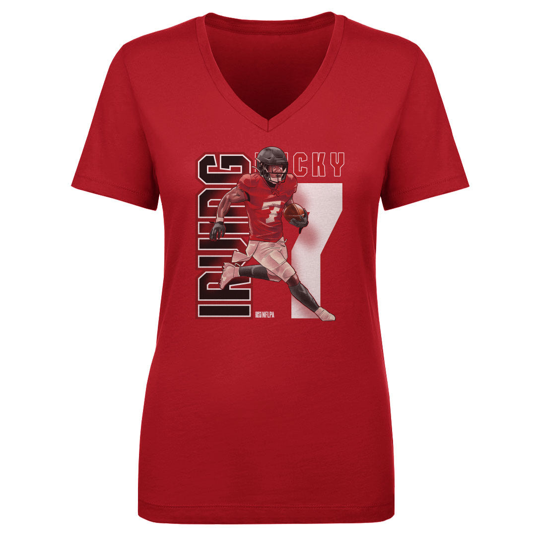 Bucky Irving Women's V-Neck T-Shirt | 500 LEVEL