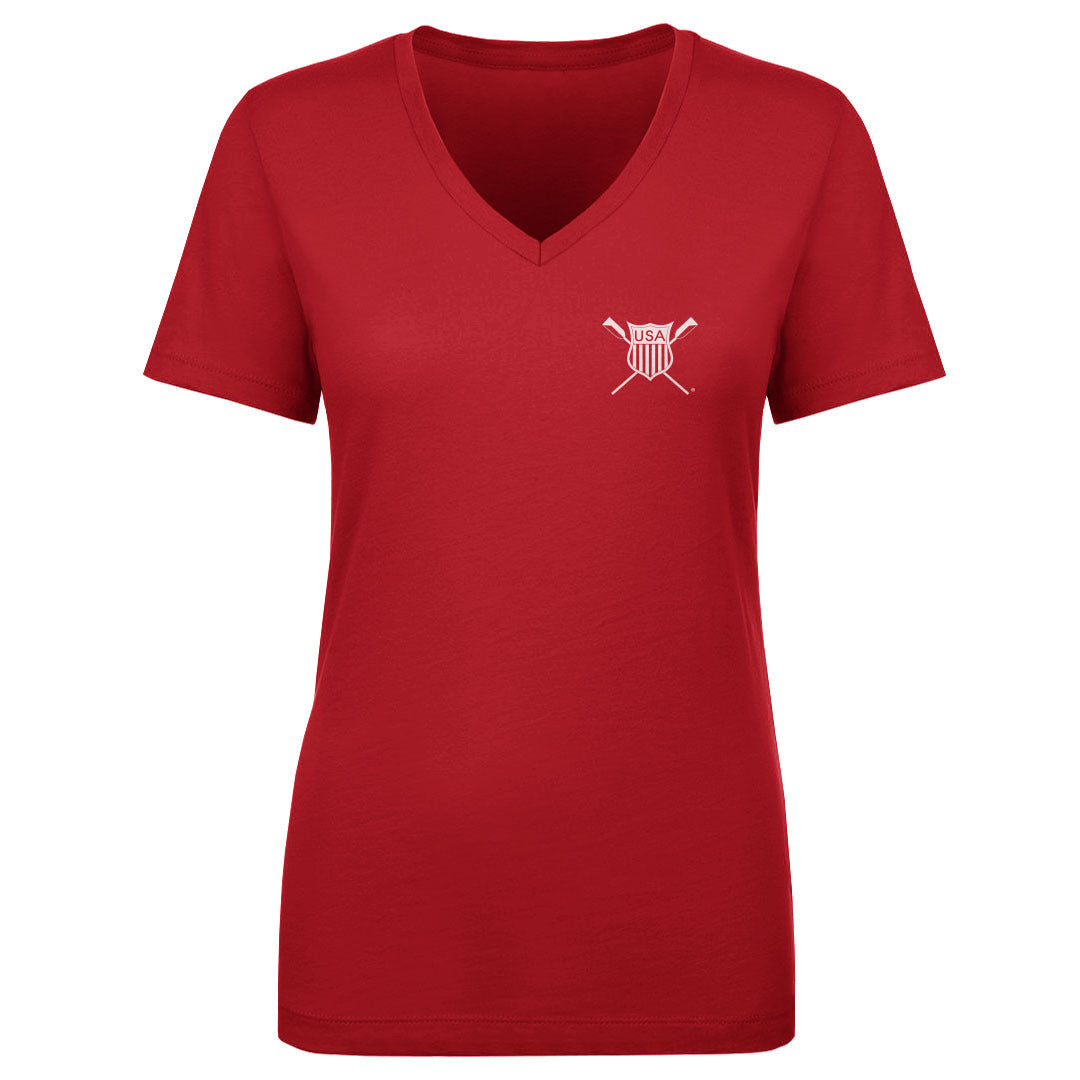 USRowing Women's V-Neck T-Shirt | 500 LEVEL