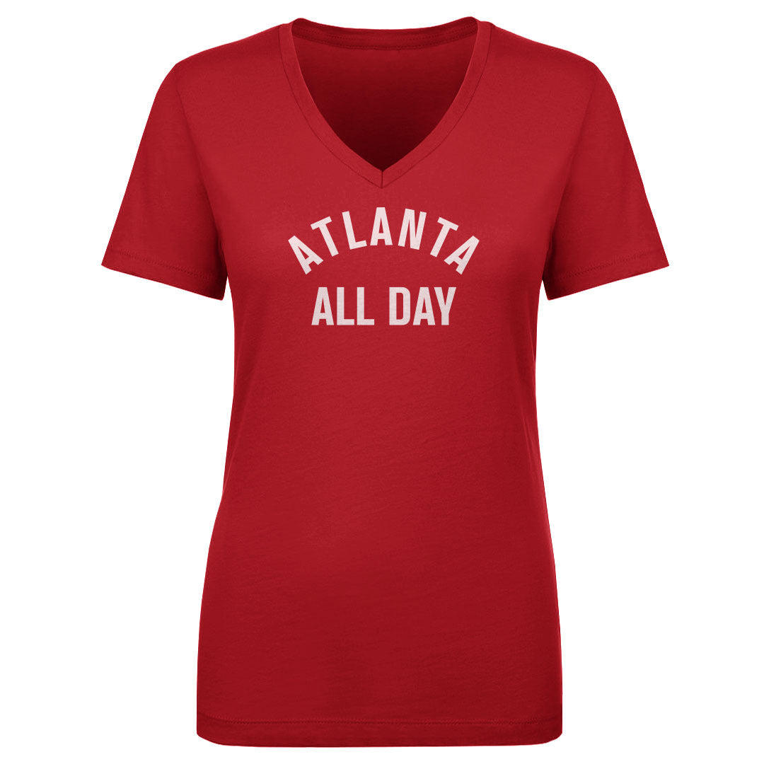 Atlanta Women's V-Neck T-Shirt | 500 LEVEL