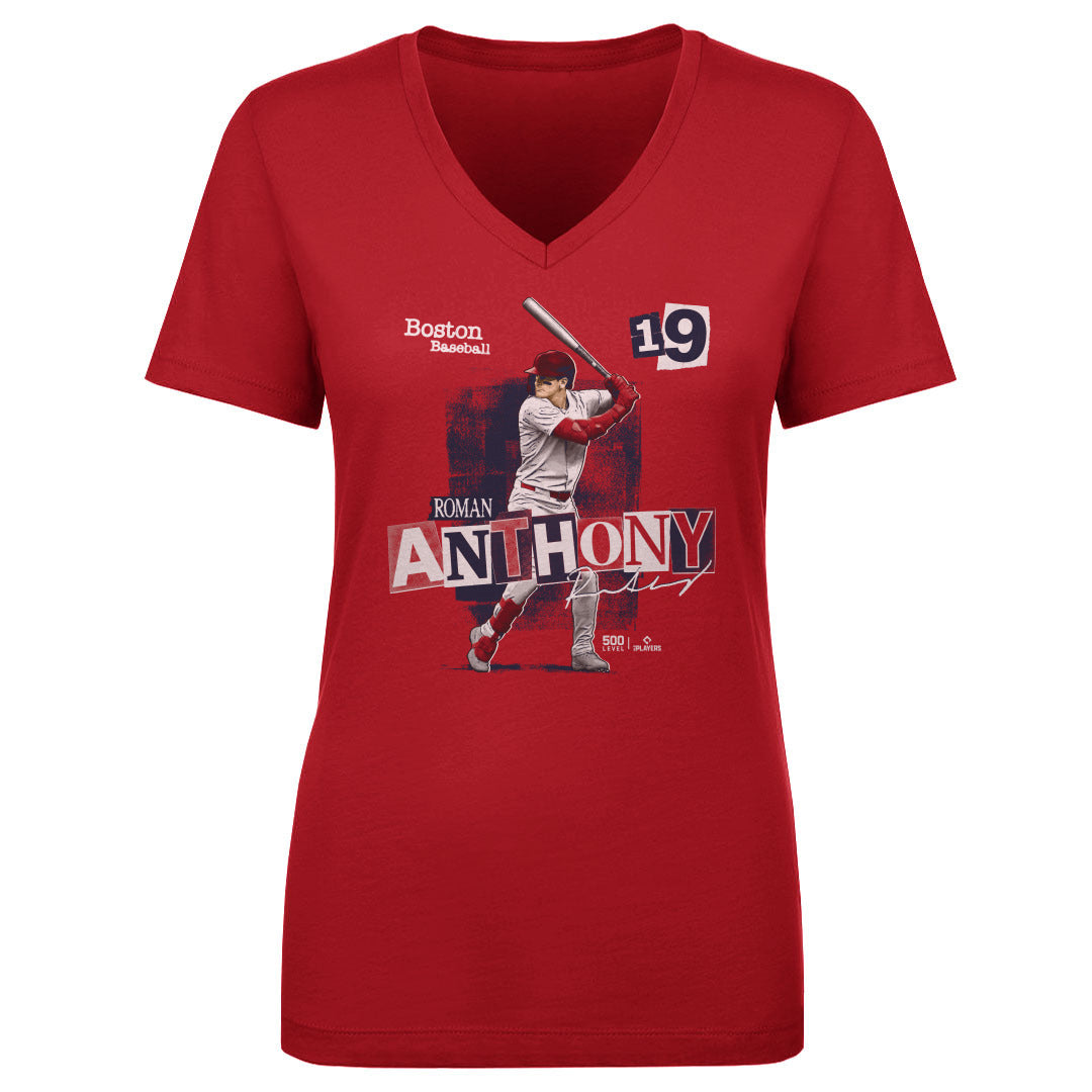 Roman Anthony Women's V-Neck T-Shirt | 500 LEVEL