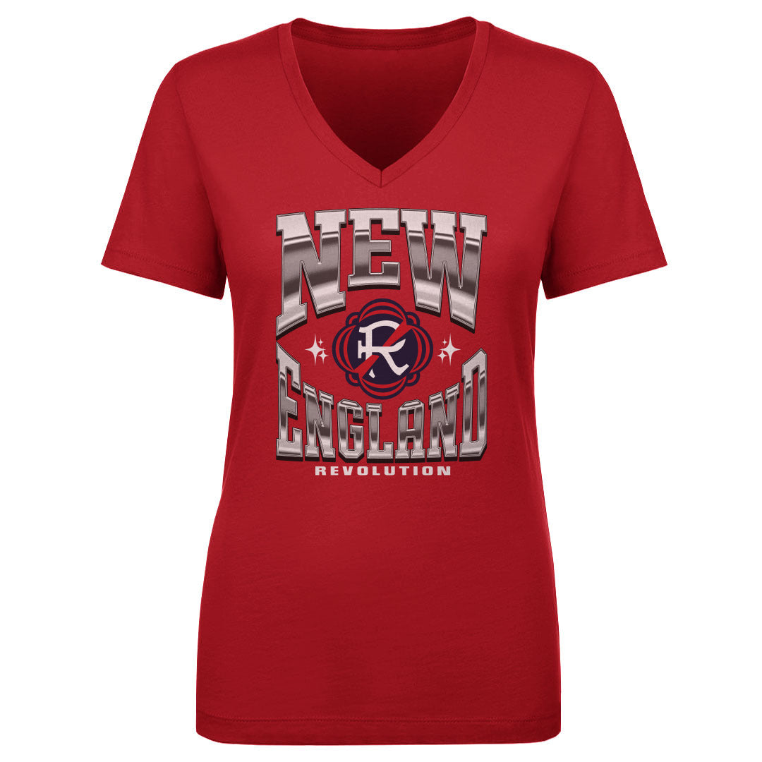 New England Revolution Women's V-Neck T-Shirt | 500 LEVEL