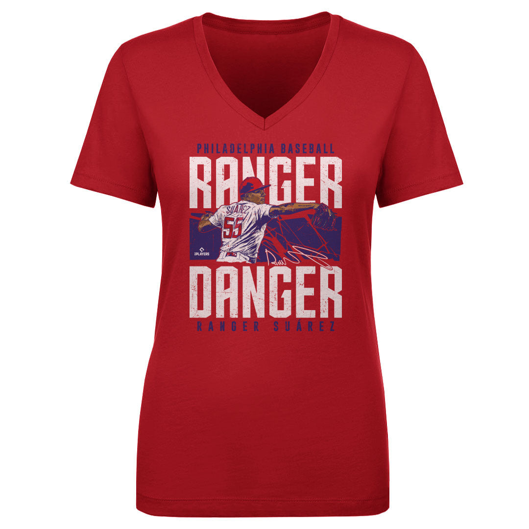 Ranger Suarez Women's V-Neck T-Shirt | 500 LEVEL