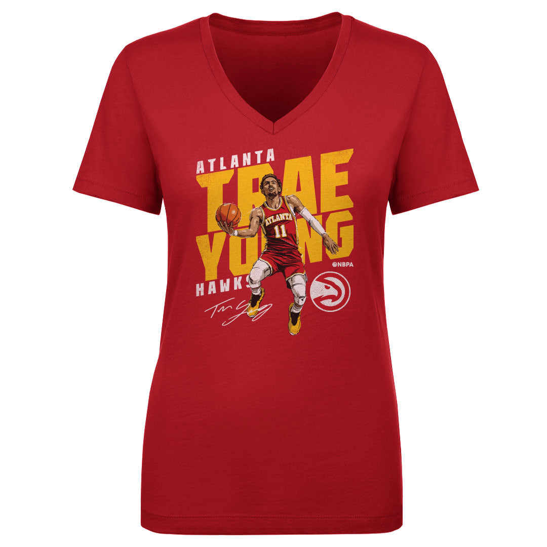 Trae Young Women's V-Neck T-Shirt | 500 LEVEL