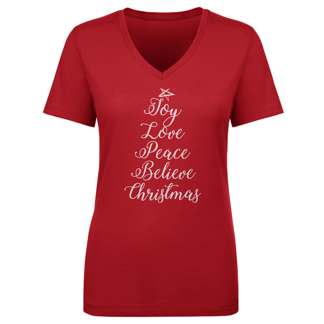 Christmas Women's V-Neck T-Shirt | 500 LEVEL