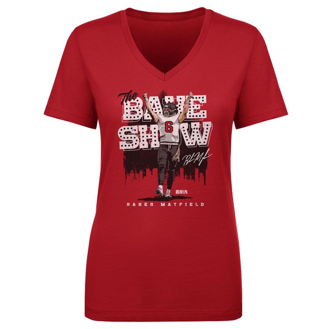 Baker Mayfield Women's V-Neck T-Shirt | 500 LEVEL