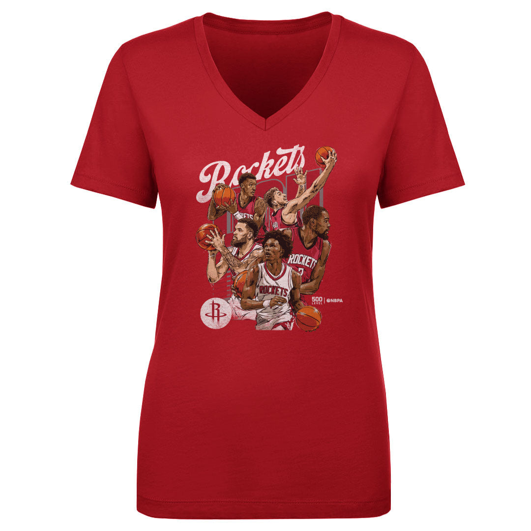 Houston Rockets Women's V-Neck T-Shirt | 500 LEVEL