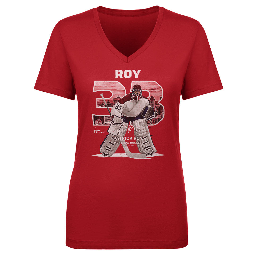 Patrick Roy Women's V-Neck T-Shirt | 500 LEVEL