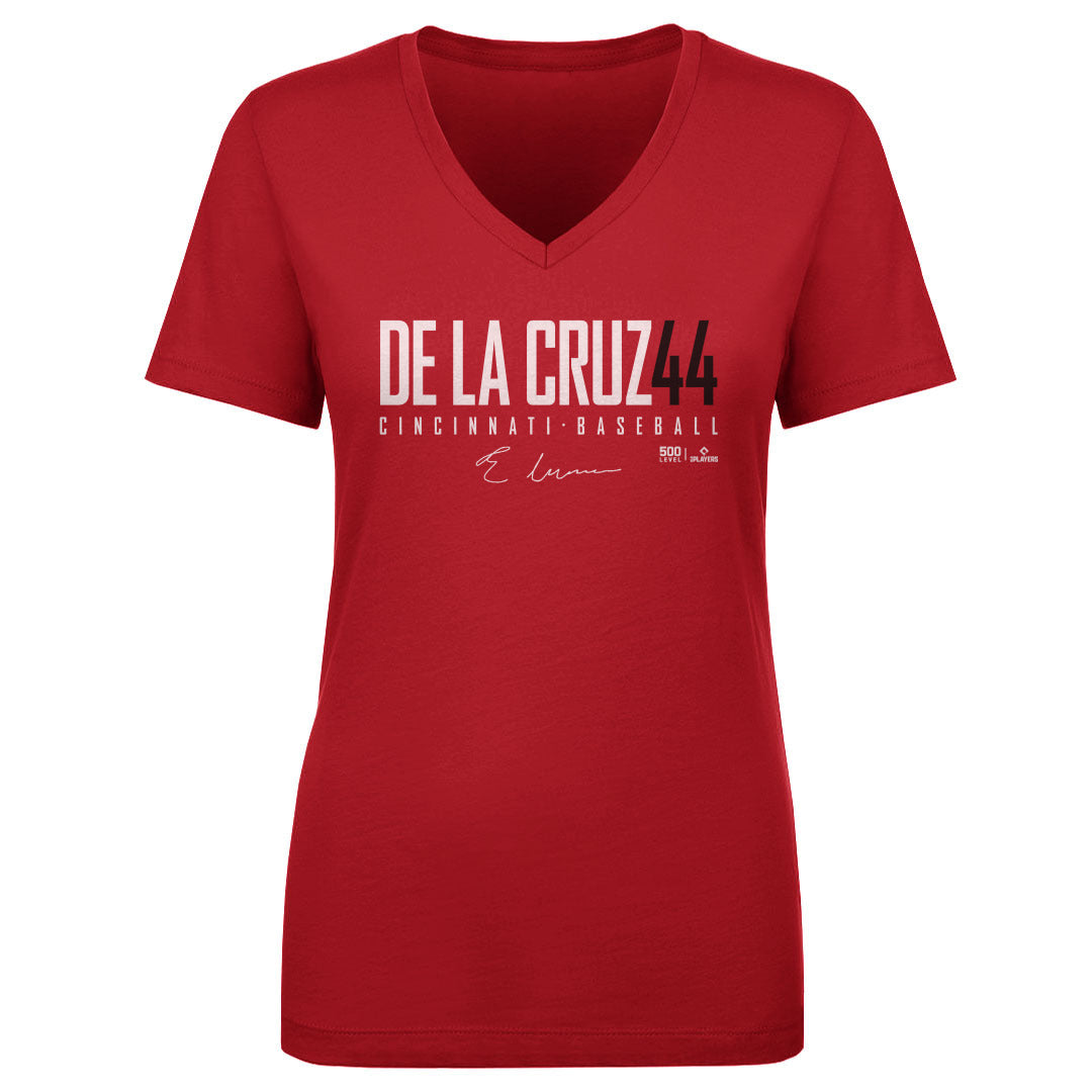 Elly De La Cruz Women's V-Neck T-Shirt | 500 LEVEL