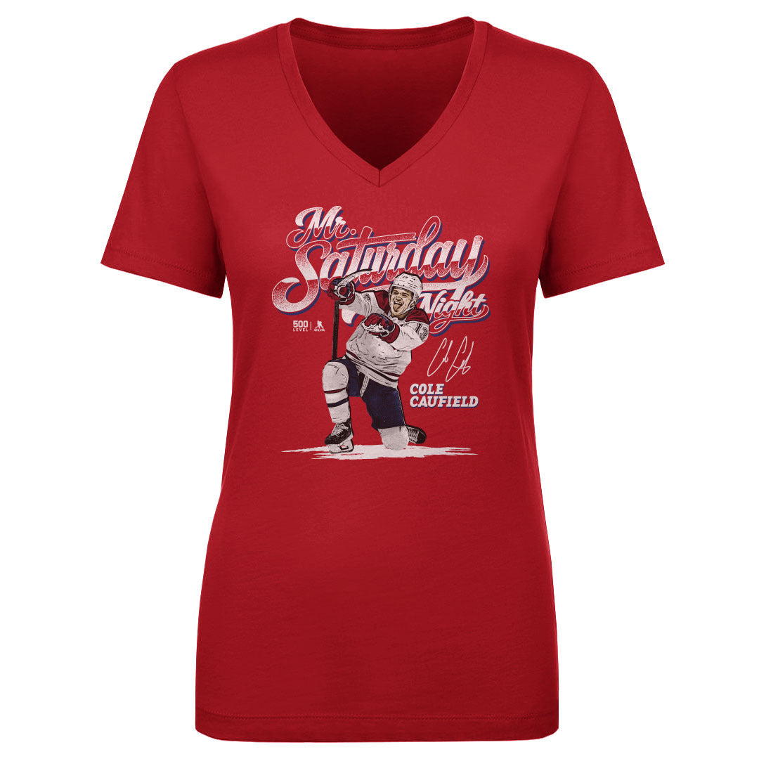 Cole Caufield Women's V-Neck T-Shirt | 500 LEVEL