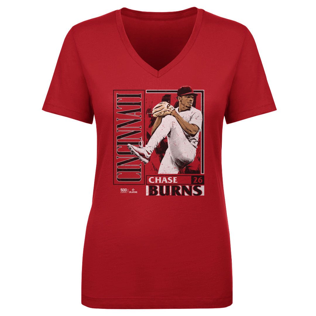 Chase Burns Women's V-Neck T-Shirt | 500 LEVEL