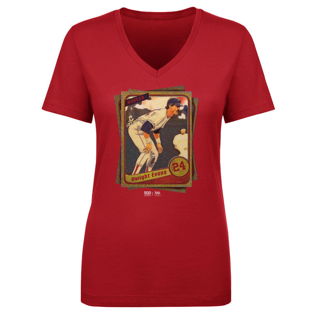 Dwight Evans Women's V-Neck T-Shirt | 500 LEVEL