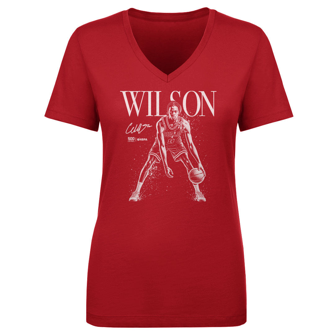 Caleb Wilson Women's V-Neck T-Shirt | 500 LEVEL