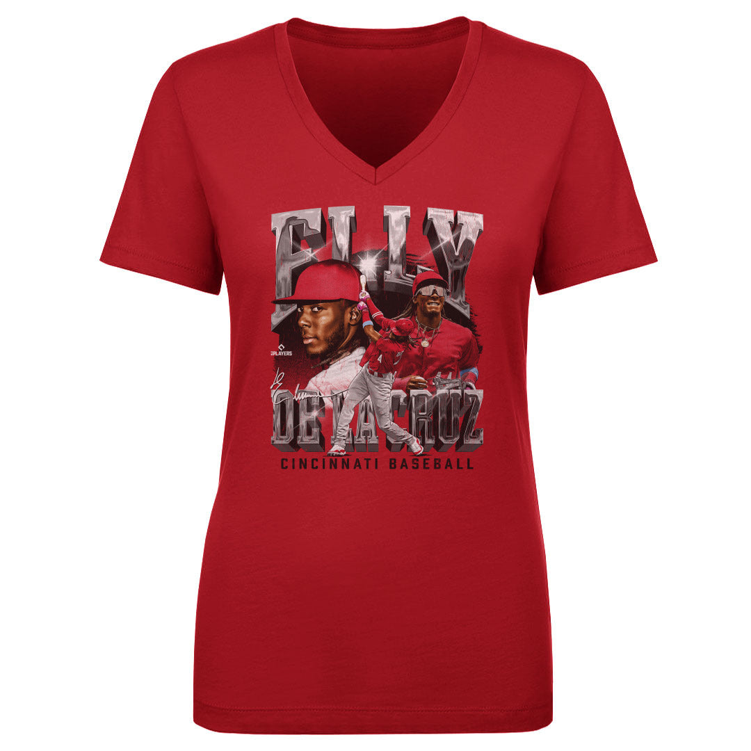 Elly De La Cruz Women's V-Neck T-Shirt | 500 LEVEL