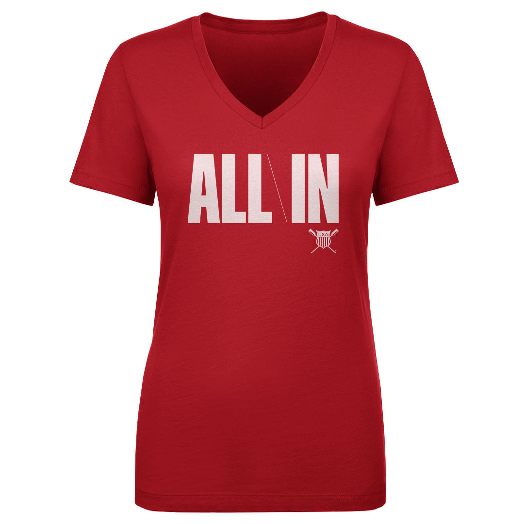 USRowing Women's V-Neck T-Shirt | 500 LEVEL