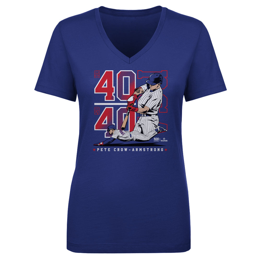 Pete Crow-Armstrong Women's V-Neck T-Shirt | 500 LEVEL