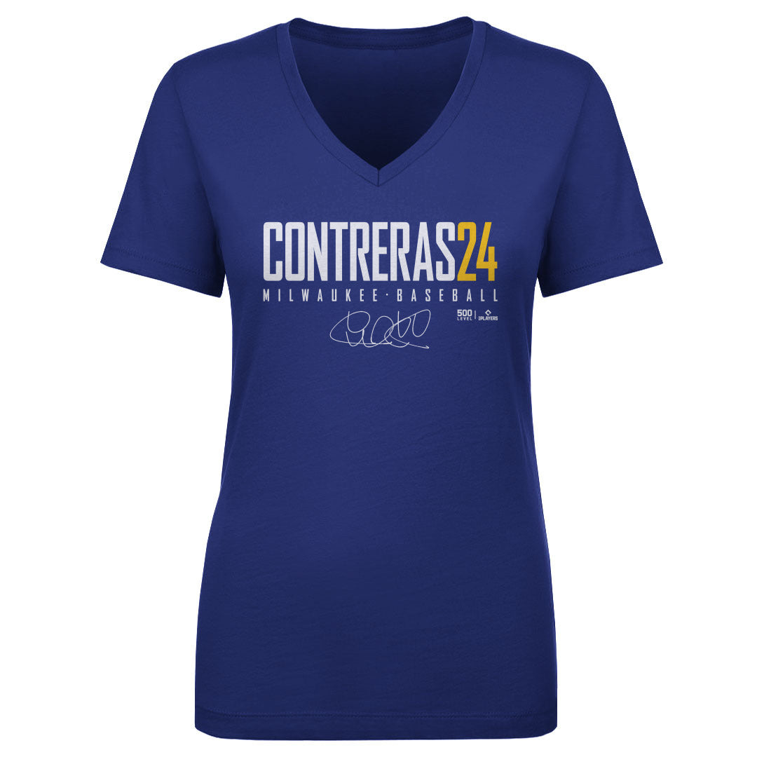 William Contreras Women's V-Neck T-Shirt | 500 LEVEL