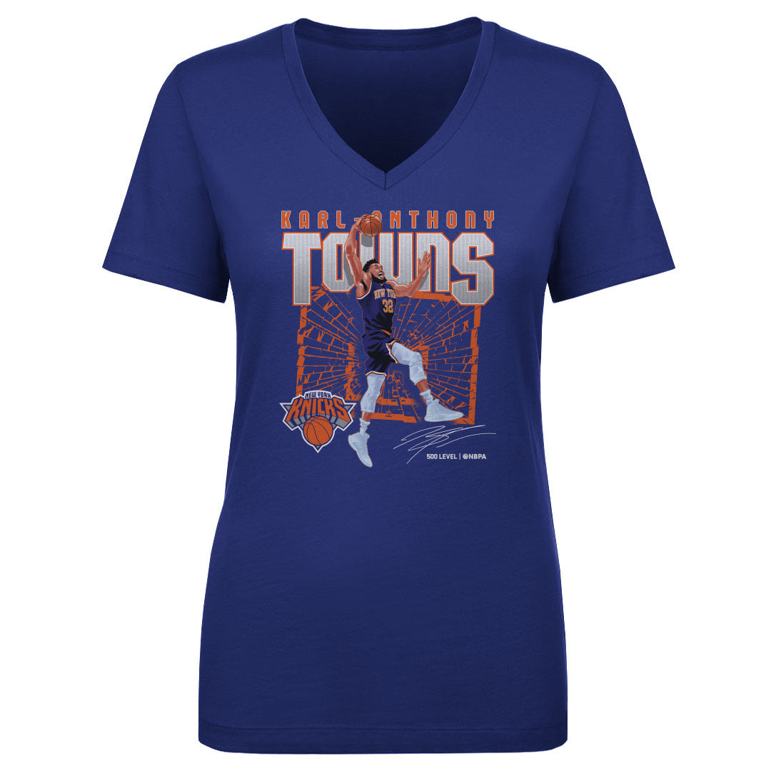 Karl-Anthony Towns Women's V-Neck T-Shirt | 500 LEVEL