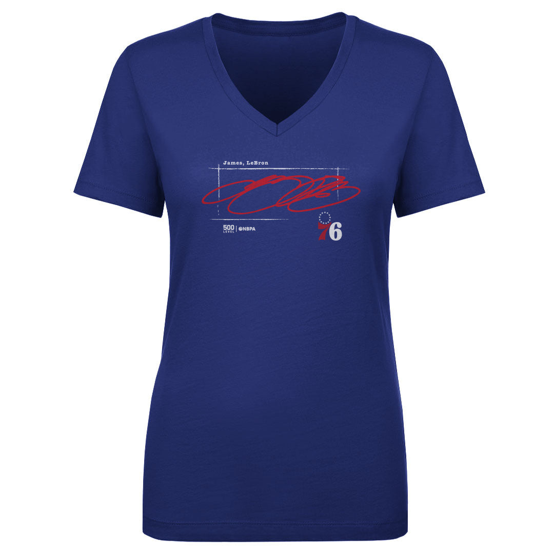 LeBron James Women's V-Neck T-Shirt | 500 LEVEL