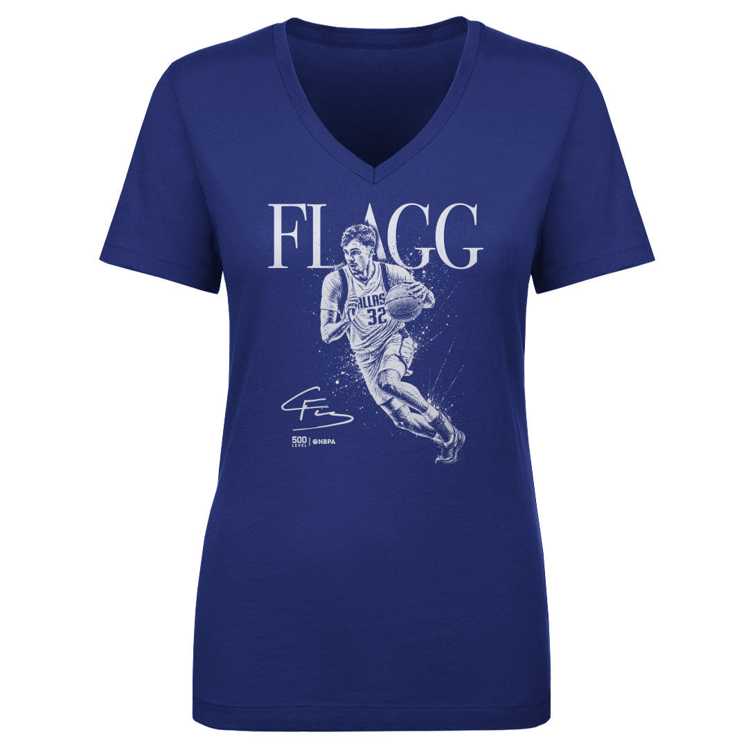 Cooper Flagg Women's V-Neck T-Shirt | 500 LEVEL